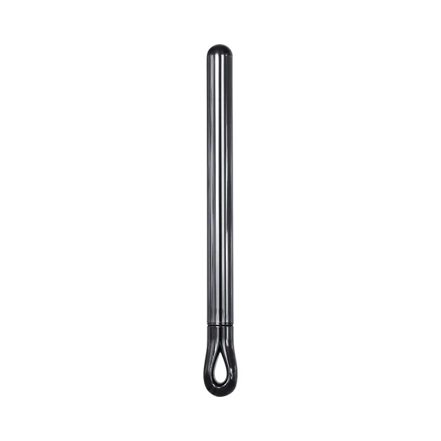 Front view of slim chrome Pen Pal with loop handle
