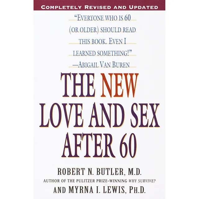 white New Love and Sex After 60 paperback with burgundy title lettering