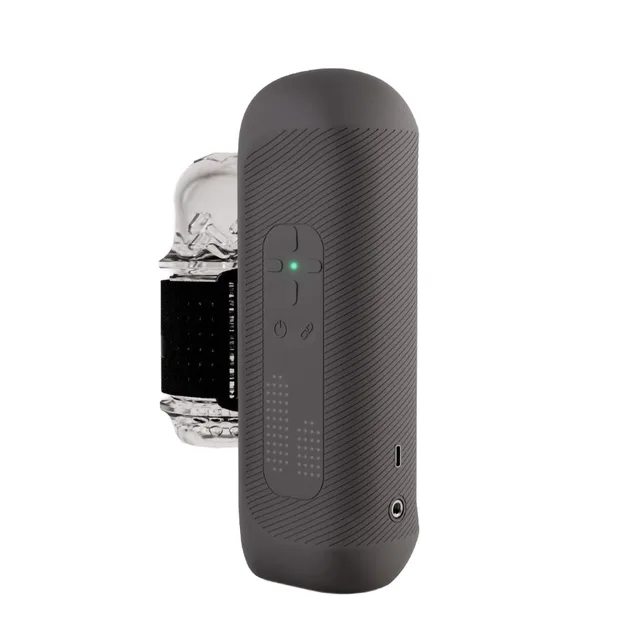 Front three-quarter view of The Handy 2 with clear strapped sleeve