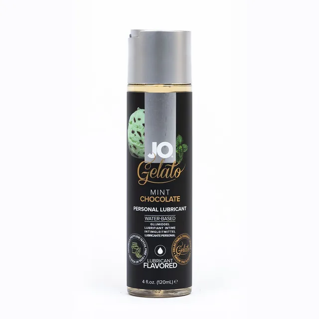 System JO Gelato Mint Chocolate 4 oz silver cap bottle front