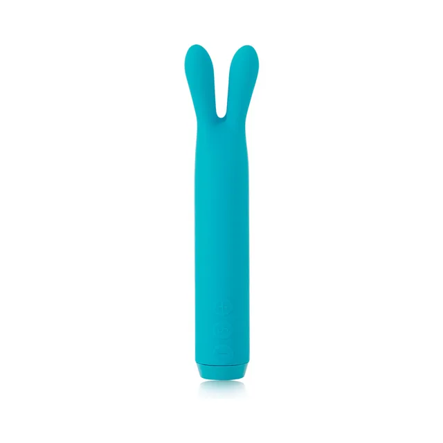 Upright teal Rabbit Bullet with two flexible ears
