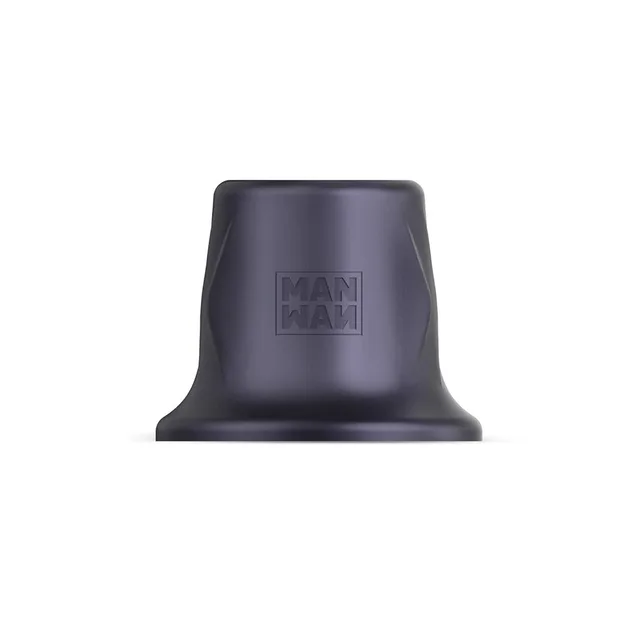 Black Plum MAN WAN Holden suction cup viewed straight from front