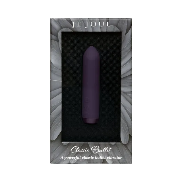 Purple Je Joue Classic Bullet displayed in retail packaging