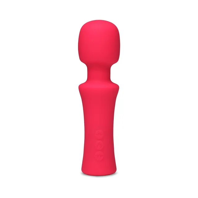 Nu Sensuelle Adore XLR8 hot pink wand massager front upright product view