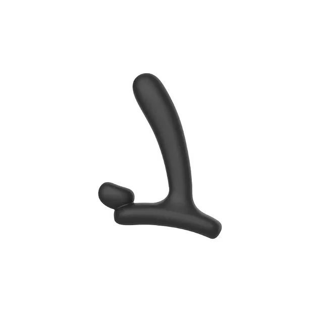 Angled front view of black Spectrum Sweet Spot vibe with flared base and small nub