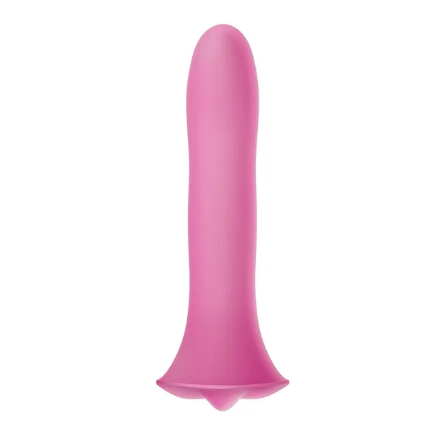 light pink Wet For Her FUSION Large dildo with rounded shaft and sculpted broad base