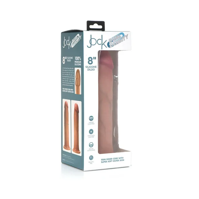 Curve Jock Light 8-inch dildo angled retail box