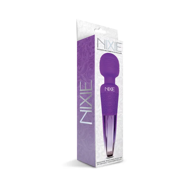 Black Nixie box with purple ombre wand pictured on front
