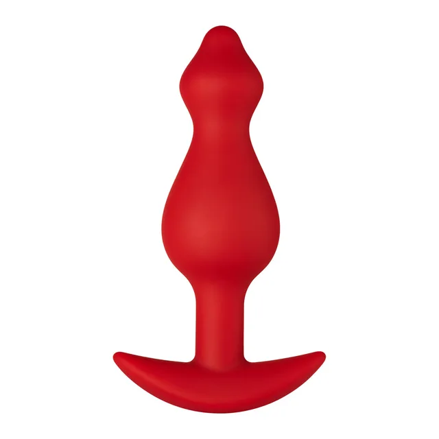 Front view of large red F-78 two-bulb plug