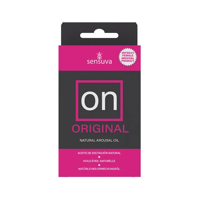 Sensuva ON Original Arousal Oil black magenta carton front