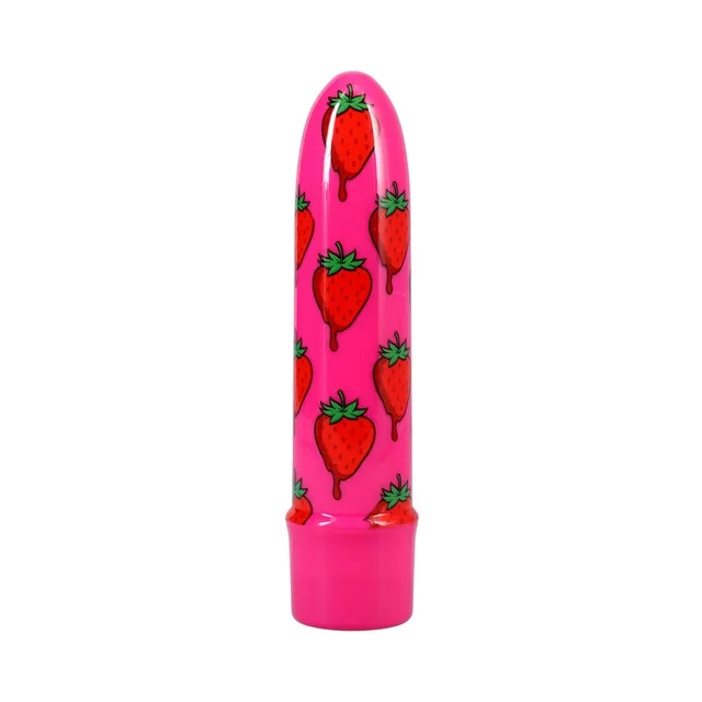 GoodHead Buzz Buddies 5 in. Muti-Speed Vibe Strawberries