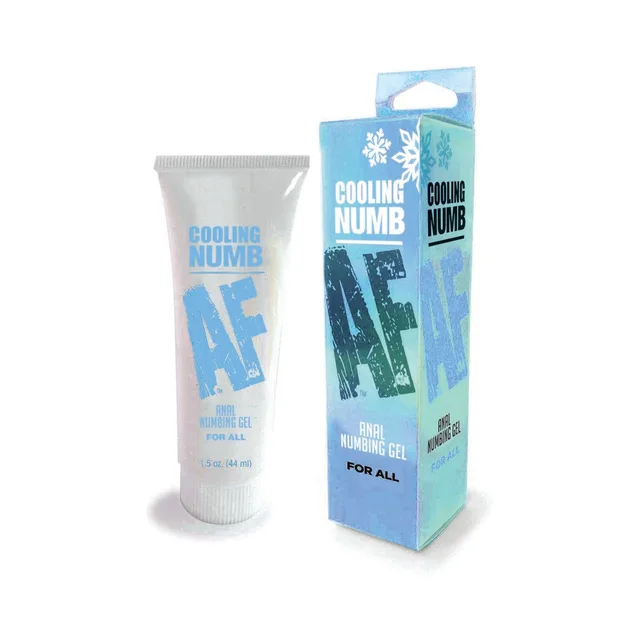 Cooling AF 1.5 oz white gel tube with blue retail carton