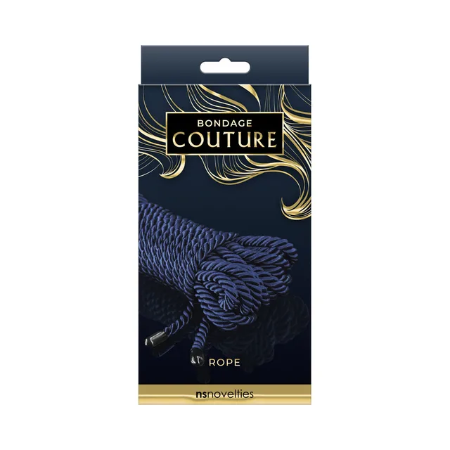 Bondage Couture blue 25-foot rope retail package