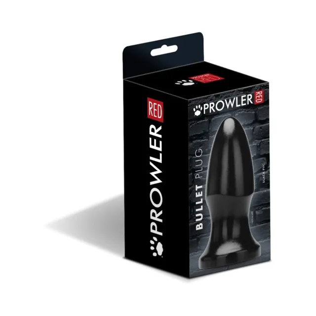 Prowler RED black bullet-shaped PVC plug in retail box