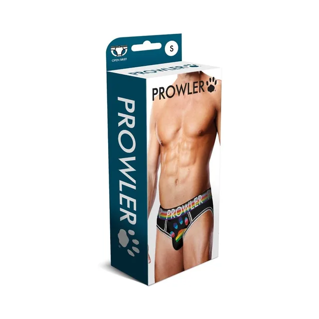 Prowler black oversized paw open brief size S retail box