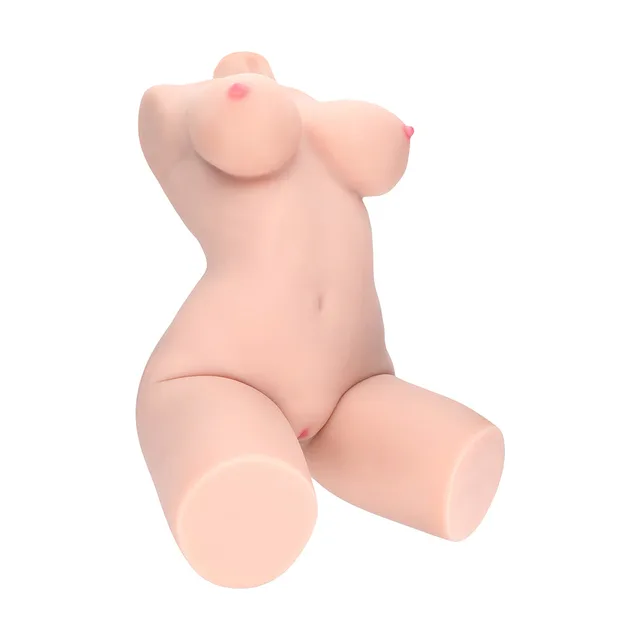 reclined front view of Xkin Lyla Rose torso and long legs
