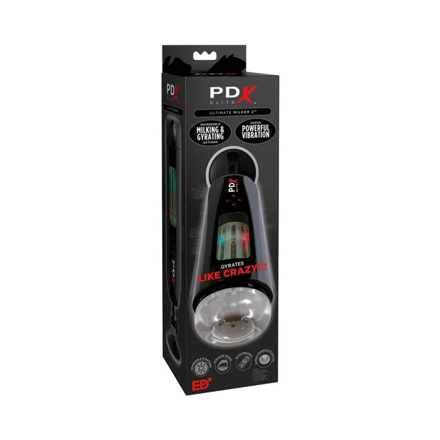 PDX Elite Ultimate Milker 2 in black windowed retail box