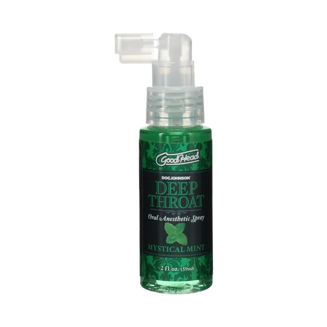 GoodHead Mystical Mint Spray clear pump bottle front