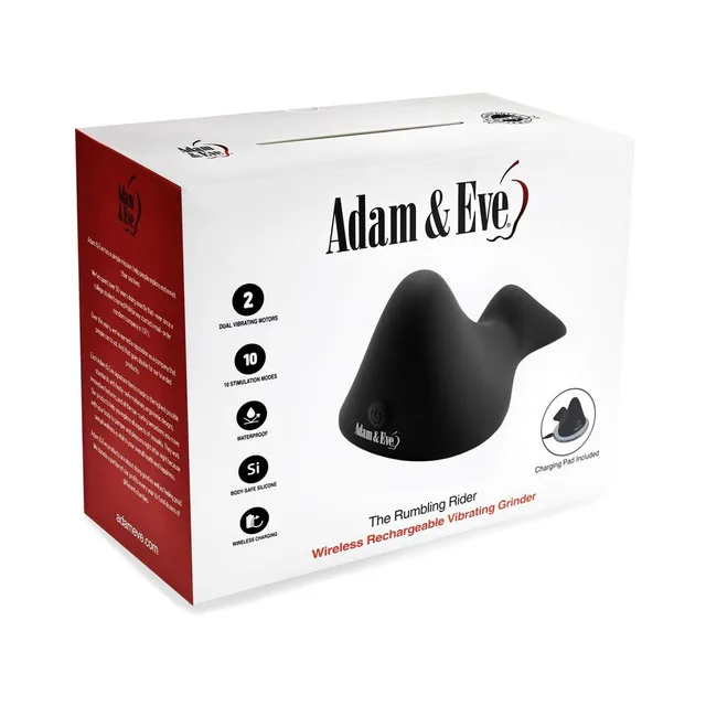 White Adam and Eve Rumbling Rider box with black grinder image