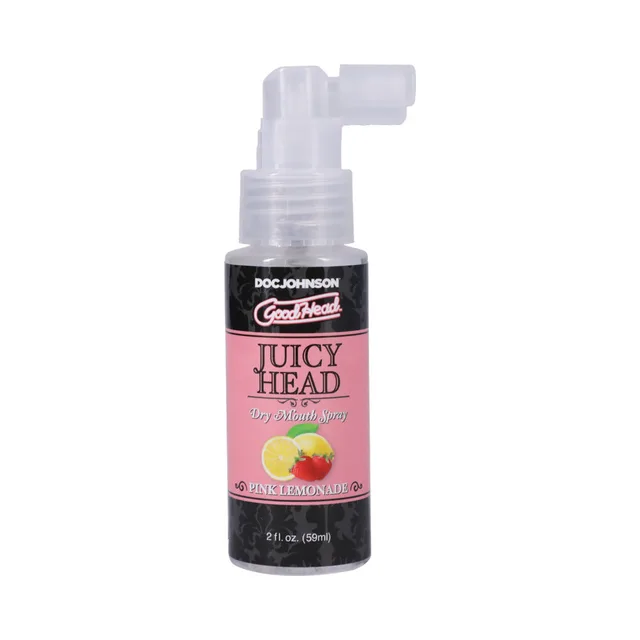 GoodHead Pink Lemonade spray bottle with white pump