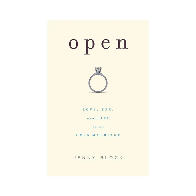 cream Open book cover by Jenny Block with small silver ring illustration