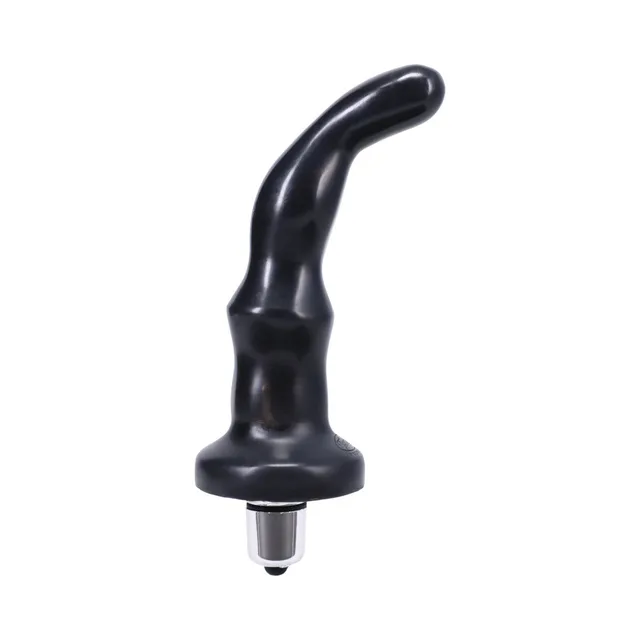 Left angle of black ProTouch showing long upward-curved arm