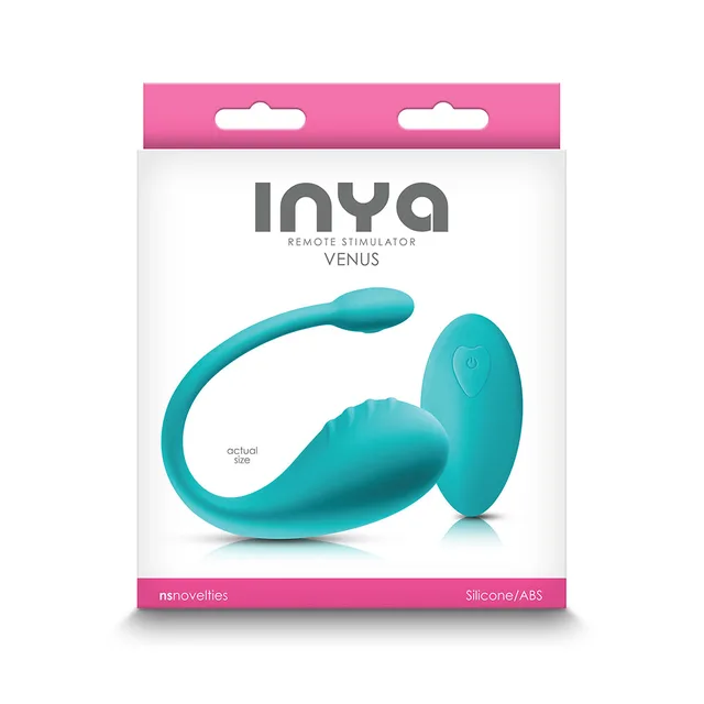 INYA Venus teal remote stimulator retail box front