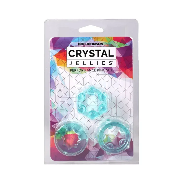 Crystal Jellies Performance Ring Set Teal