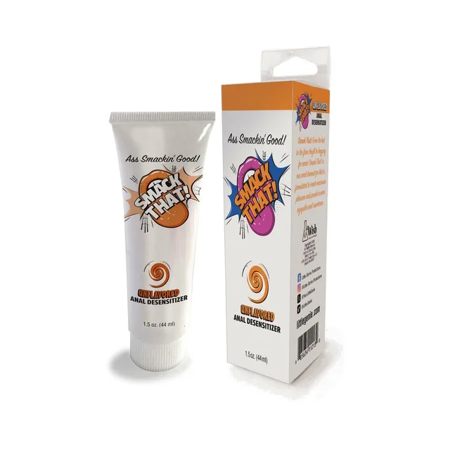 Smack That Unflavored tube beside orange-accented carton