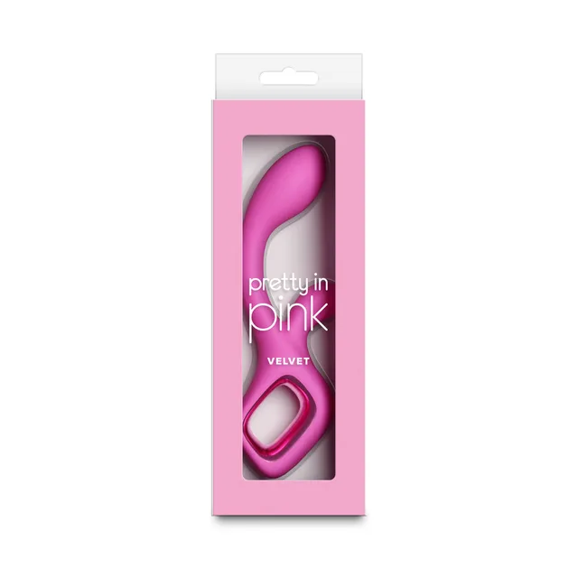 Pretty in Pink Velvet rabbit vibrator in window box