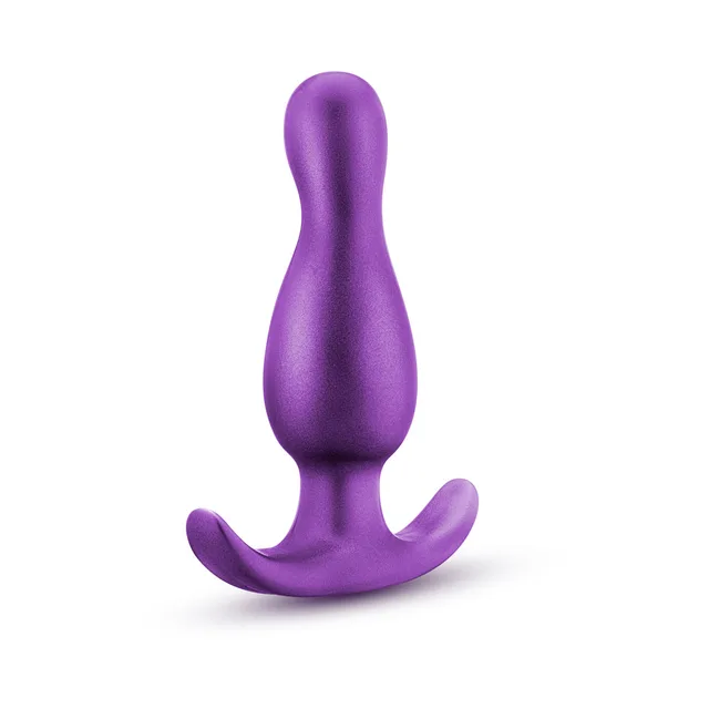 Blush Matrix Quantum Galactic Purple silicone plug front view with double-bulb profile