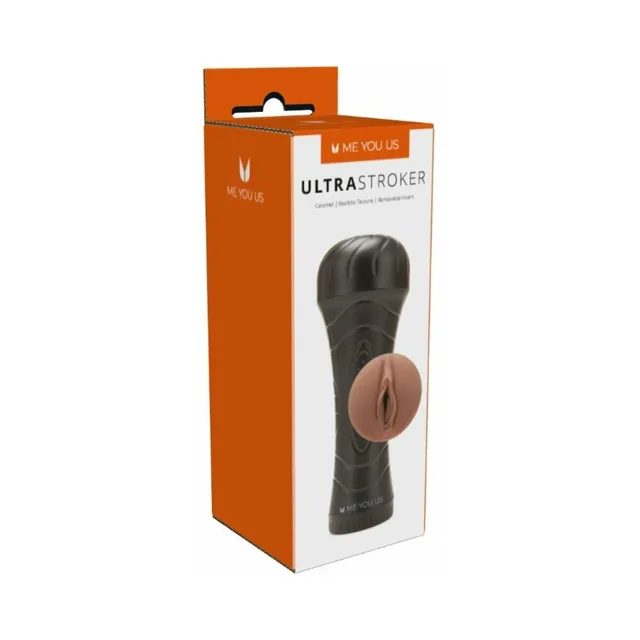 Me You Us Ultra Stroker Vagina caramel retail box