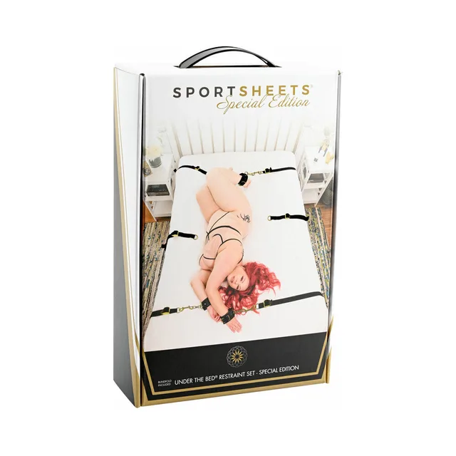 Sportsheets Special Edition Under-Bed Restraint Set retail box