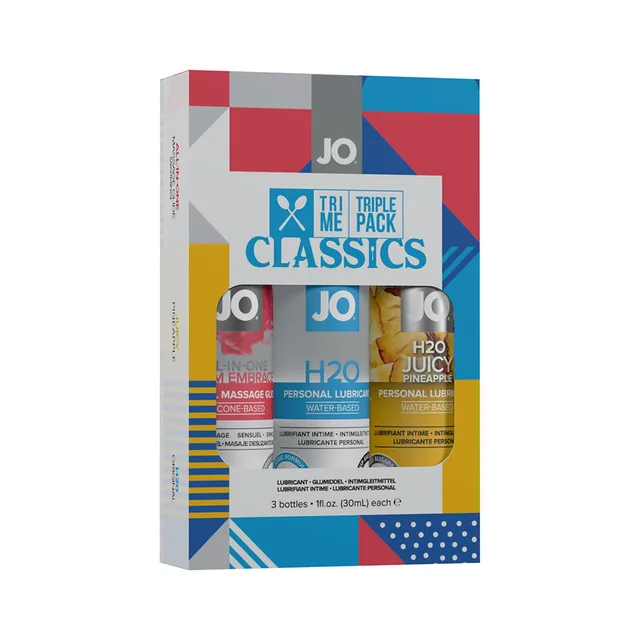 System JO Tri Me Classics three-bottle geometric box