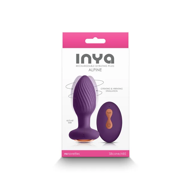 INYA Alpine purple plug and remote in retail box
