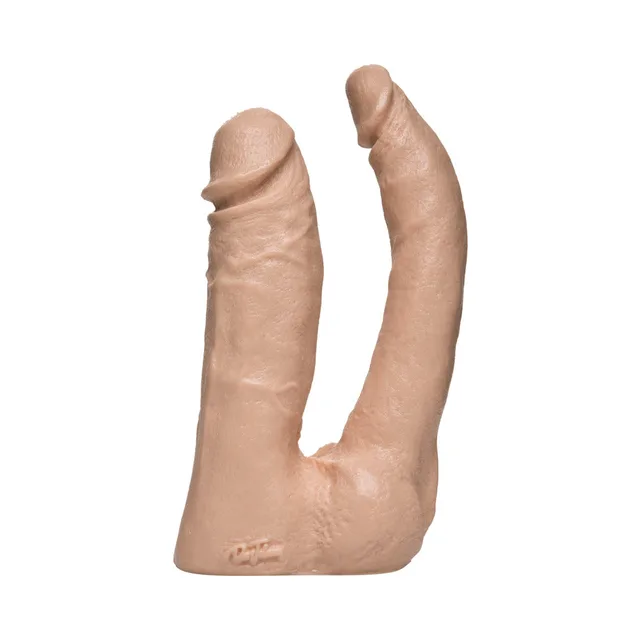 Doc Johnson Naturals Double Penetrator two molded shafts with balls and shared base