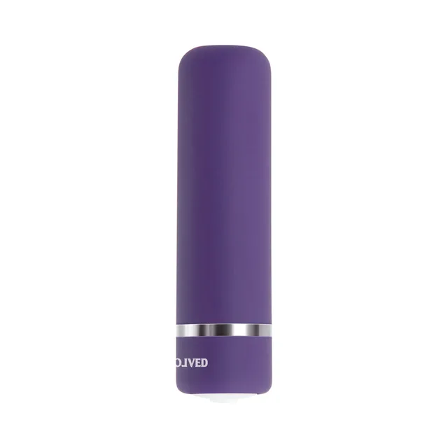 Front view of Purple Passion purple cylindrical bullet