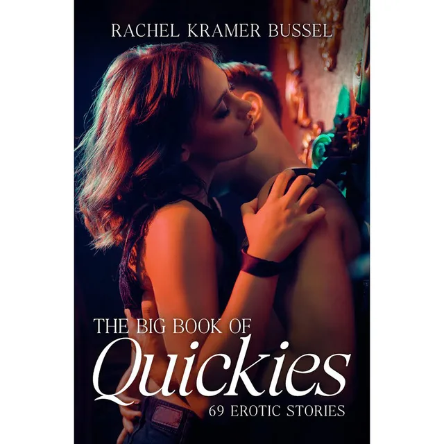 The Big Book of Quickies paperback cover with woman in colorful light
