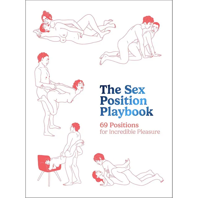 The Sex Position Playbook hardcover front cover with 69 positions subtitle