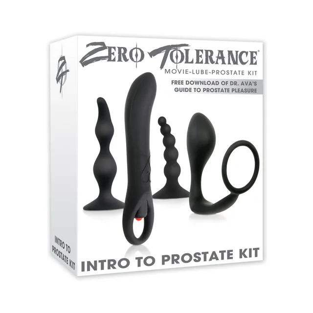 Zero Tolerance Intro to Prostate Kit four-piece kit retail box