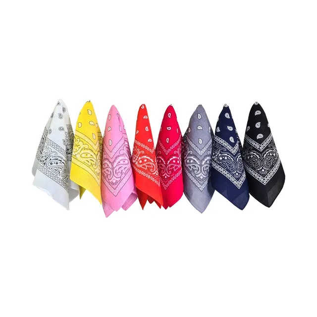 Prowler RED paisley hanky color range including yellow