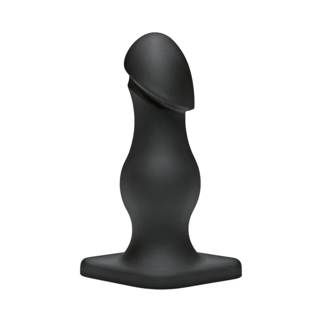 TitanMen The Rumpy black curved plug with wide base