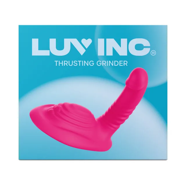 pink Luv Inc TG21 thrusting grinder pictured on turquoise box
