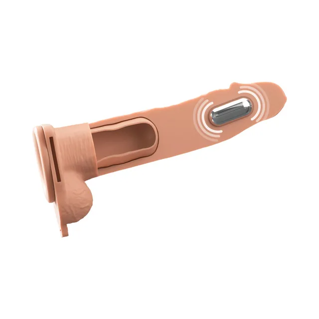 Side view of 8-inch light beige hollow shaft and control panel