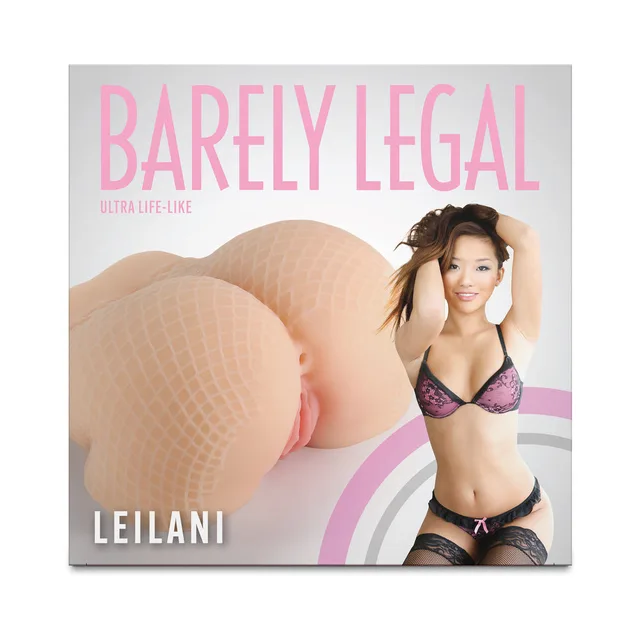 Barely Legal Leilani tan stroker pictured on square retail package