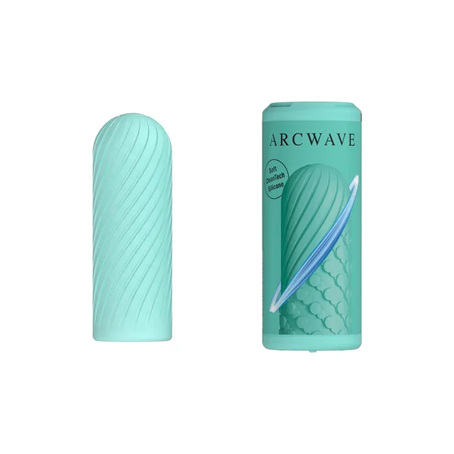 Mint Ghost stroker aligned beside green retail case