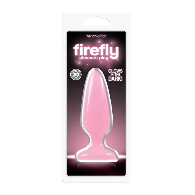 Firefly Medium Pink TPE Plug pink plug in black retail card