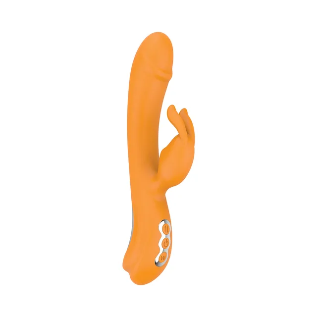 Front view of orange Intruder curved shaft and side arm