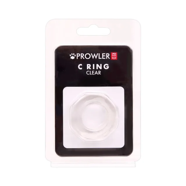 Prowler RED clear faceted C-ring front retail package