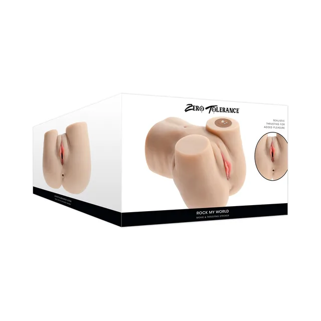 Zero Tolerance Rock My World tan torso masturbator angled white retail box with product photographs